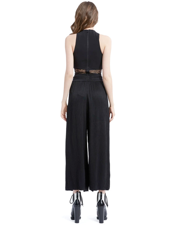Alice + Olivia - Elba Full Length Pant inBlack