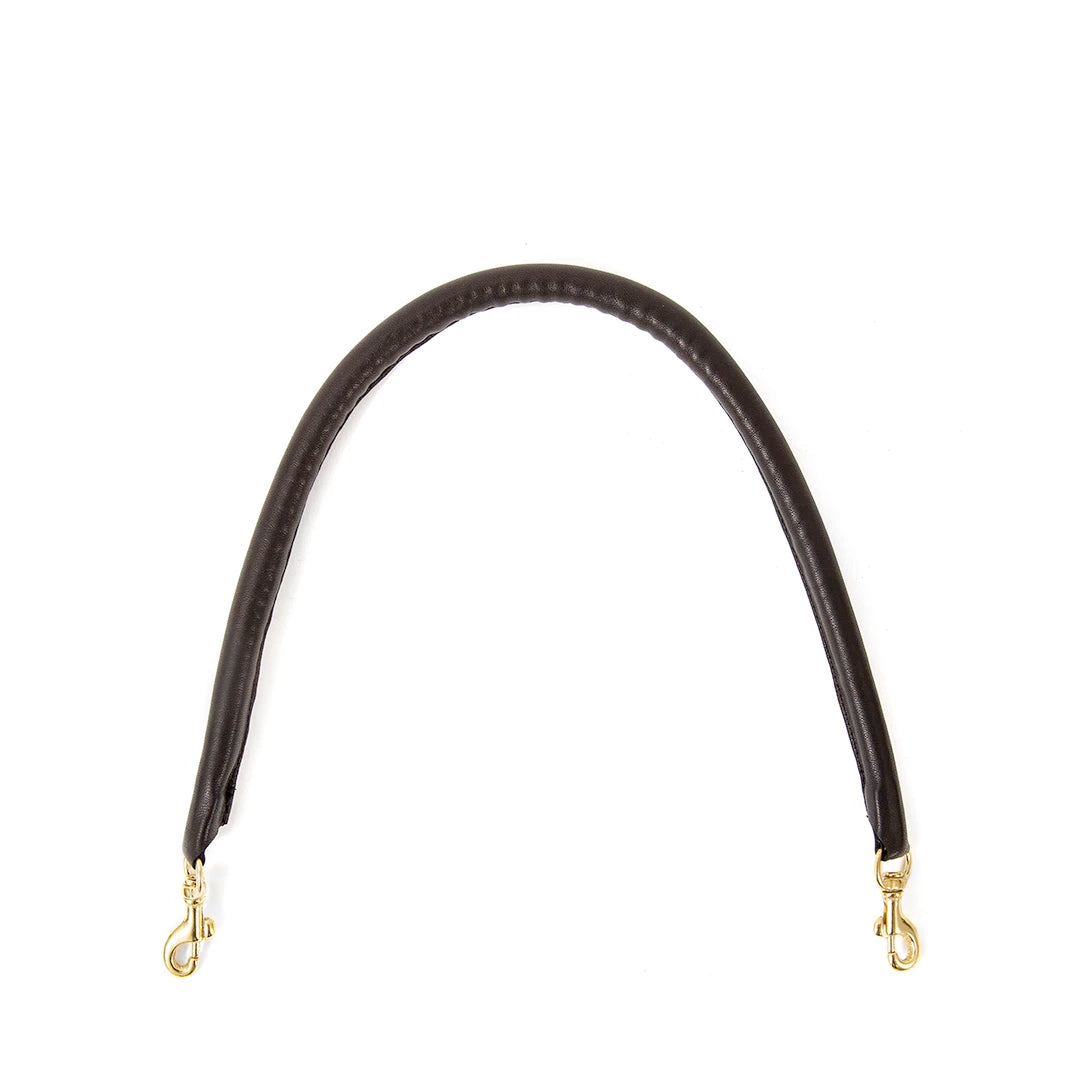 Clare V. - Tubular Shoulder Strap in Black Italian Nappa