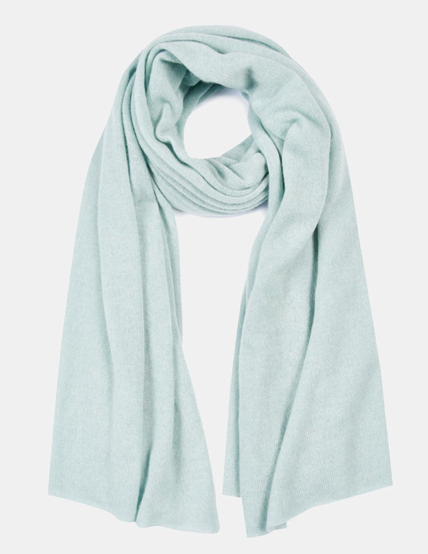 White + Warren - Travel Wrap in Pistachio Heather