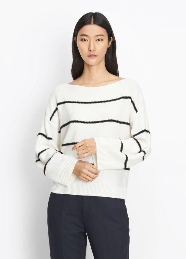 Vince - Wide Striped Boatneck