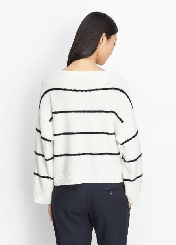 Vince - Wide Striped Boatneck