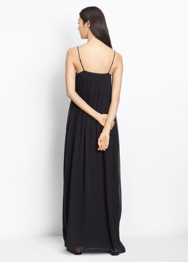 Vince - Pintuck Maxi Dress Black