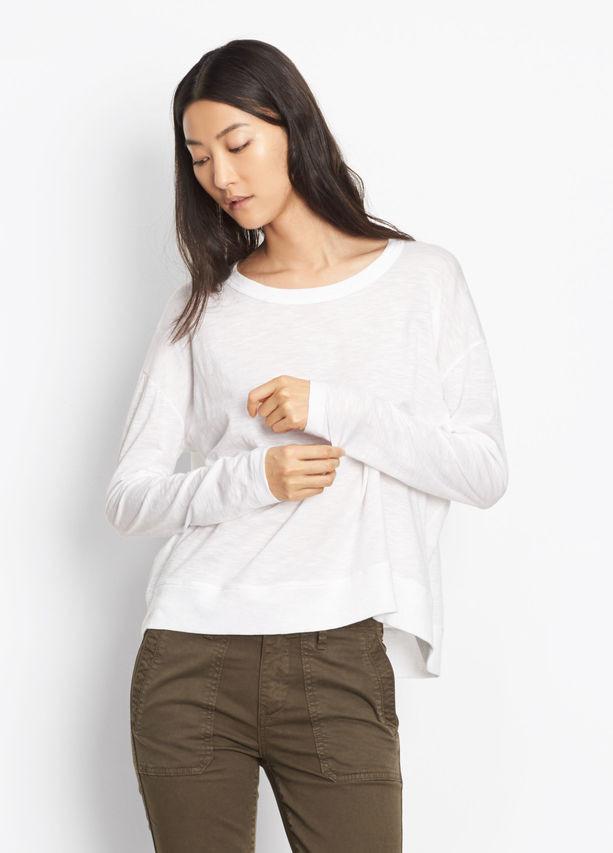 Vince - Slub Cotton Drop Shoulder Tee
