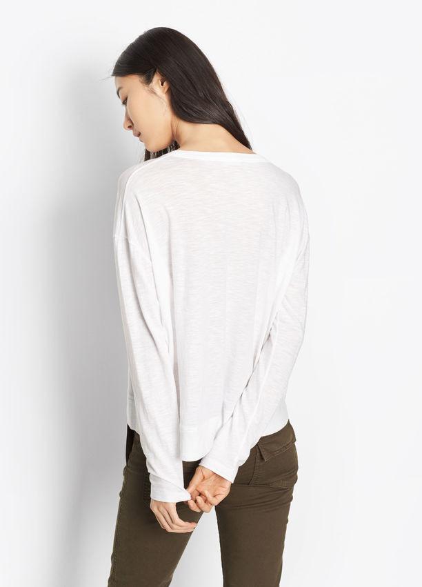 Vince - Slub Cotton Drop Shoulder Tee