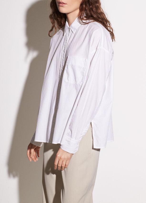 Vince - Single Pocket Cotton and Silk Shirt