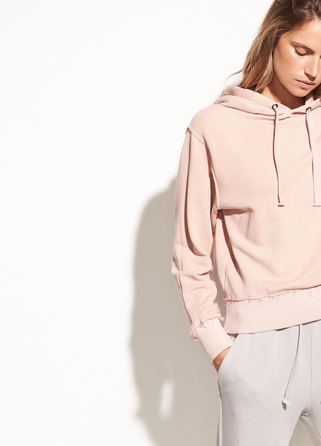 Vince - Raw Edge French Terry Hoodie