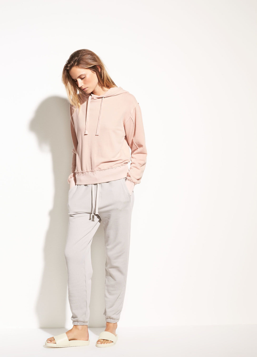 Vince - Raw Edge French Terry Hoodie