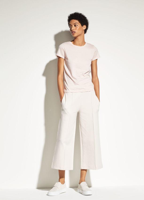 VINCE - Essential Pima Cotton Crew in Tulip