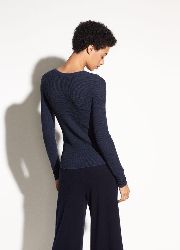 Vince - Waffle Marl Cashmere Crew