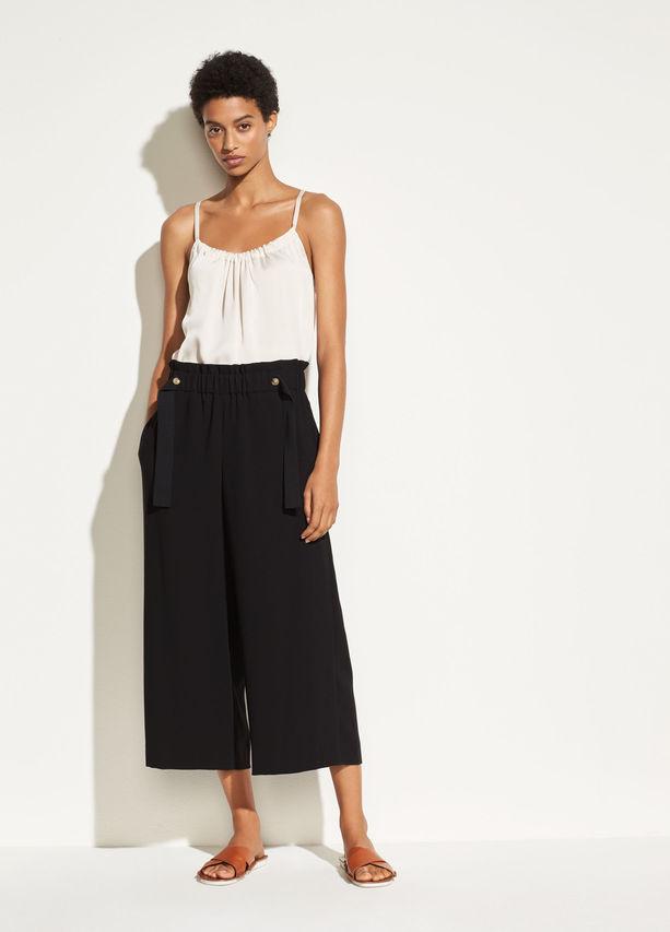 Vince - Cinched Waisted Culotte in Black