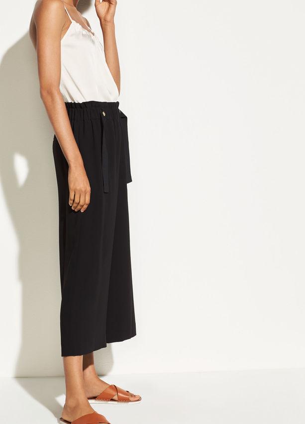 Vince - Cinched Waisted Culotte in Black