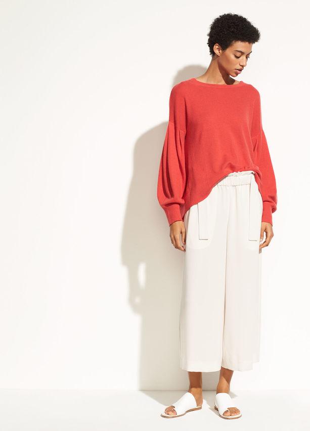 Vince - Cinched Waisted Culotte in Sandstone