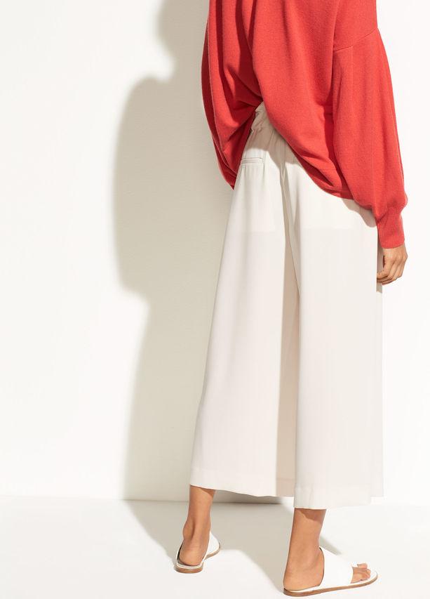 Vince - Cinched Waisted Culotte in Sandstone