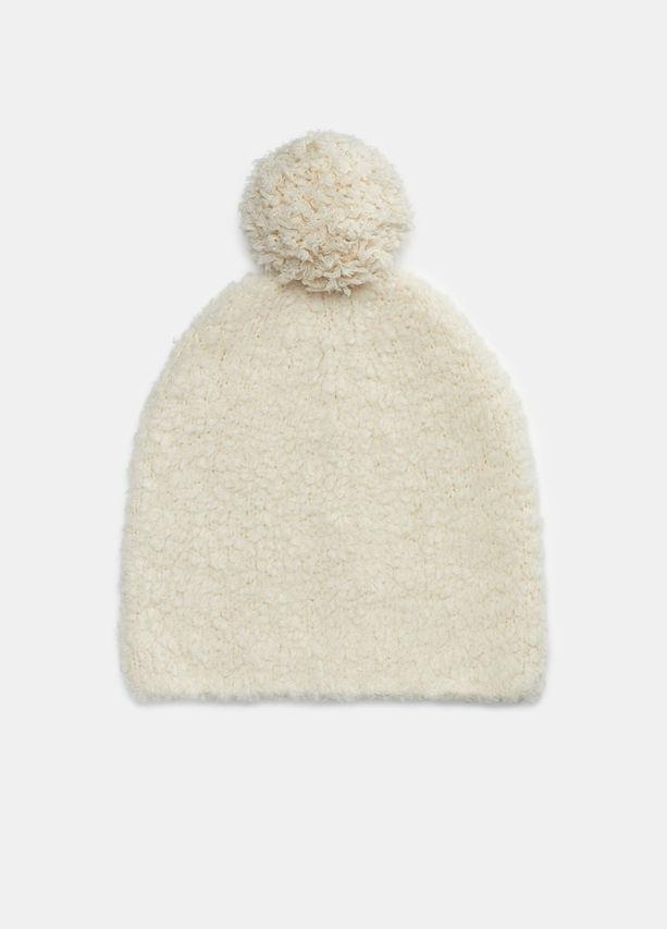 Vince - Teddy Pom Beanie Sandalwood
