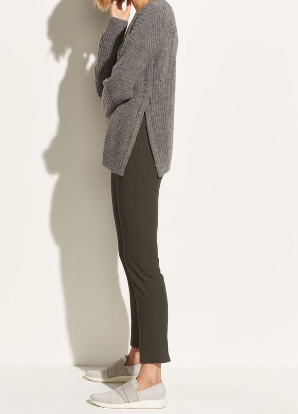 VINCE- Stitch Front Seam Legging Deep Laurel