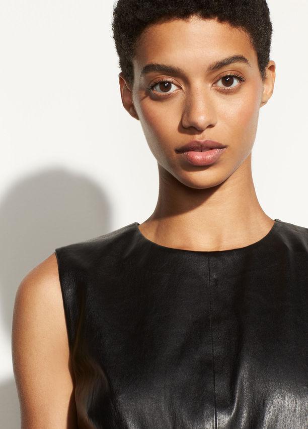 VINCE- Leather Dress Black VINCE- Leather Dress Black