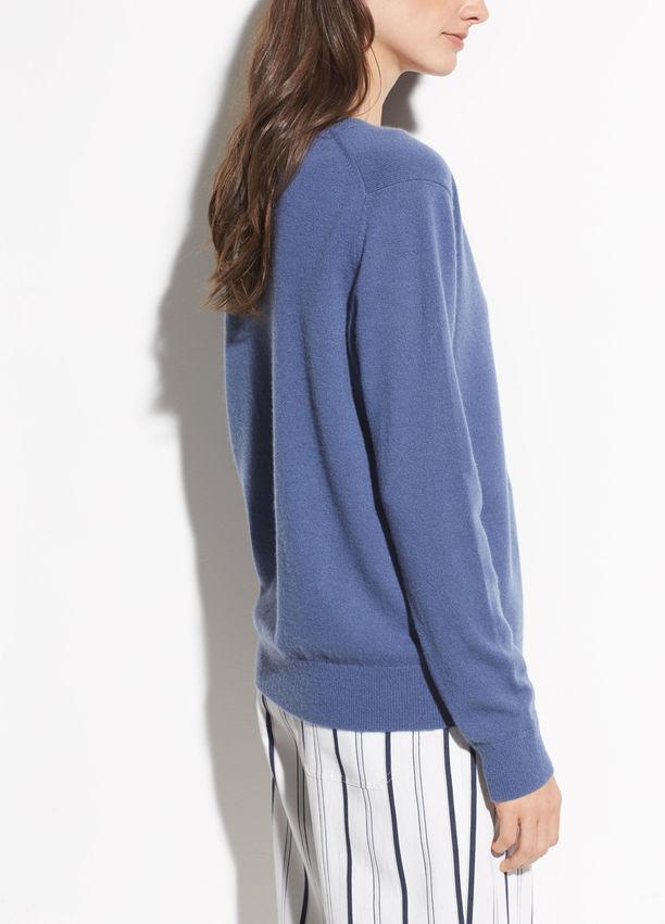 VINCE - Weekend V-Neck Cashmere Sweater in Arroyo