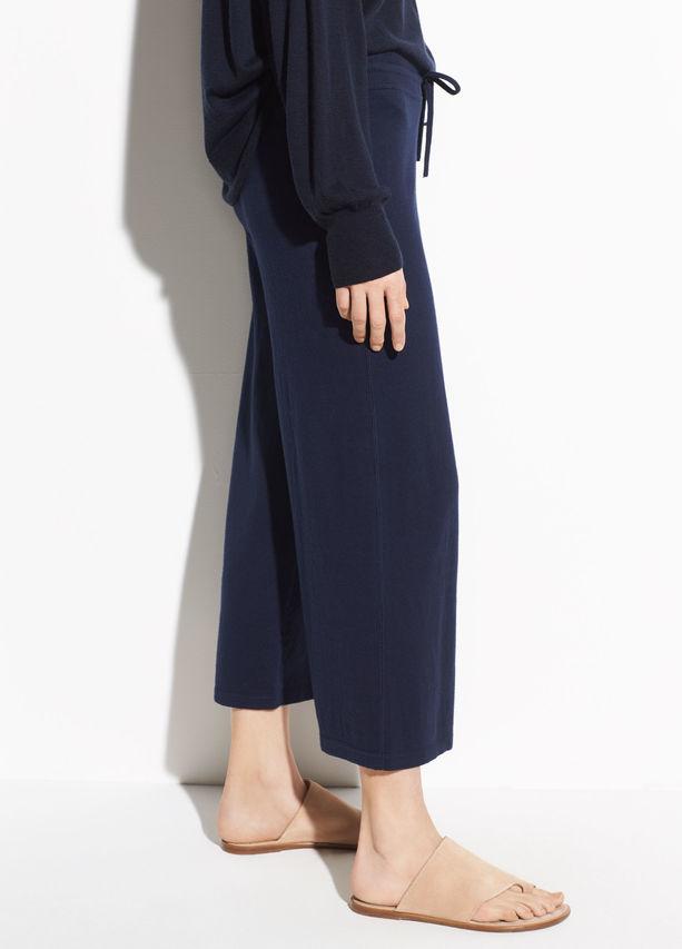 VINCE - Wide Leg Cropped Pant in Coastal