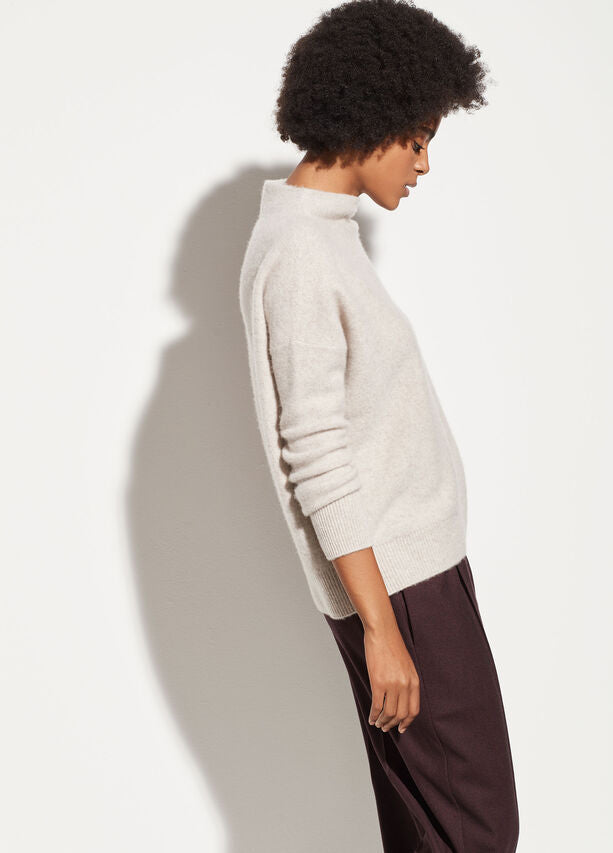Vince - Funnel Neck Pullover in Marble