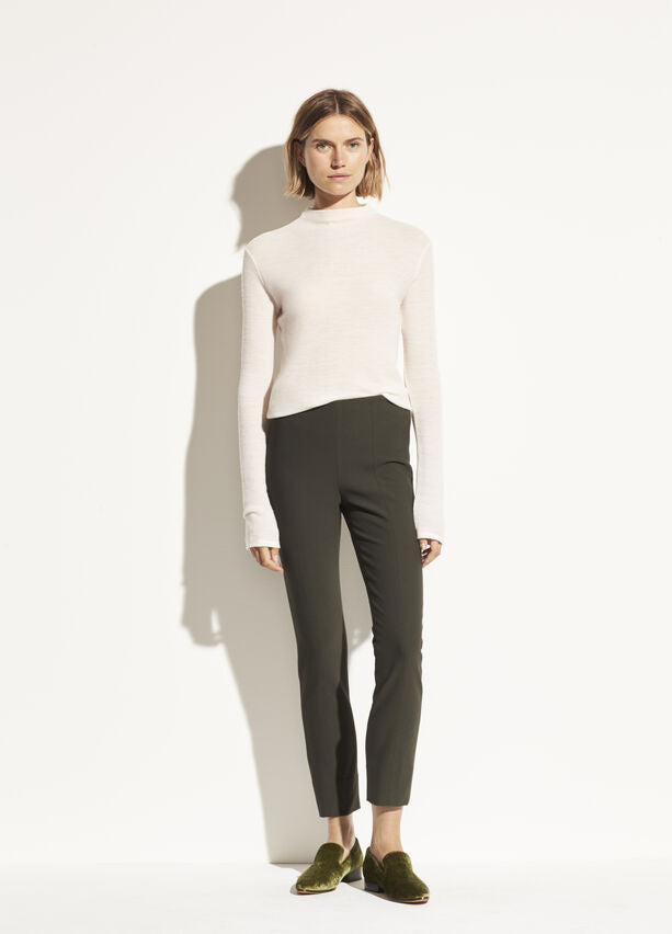 Vince - Stitch Front Legging in Dark Fig Leaf
