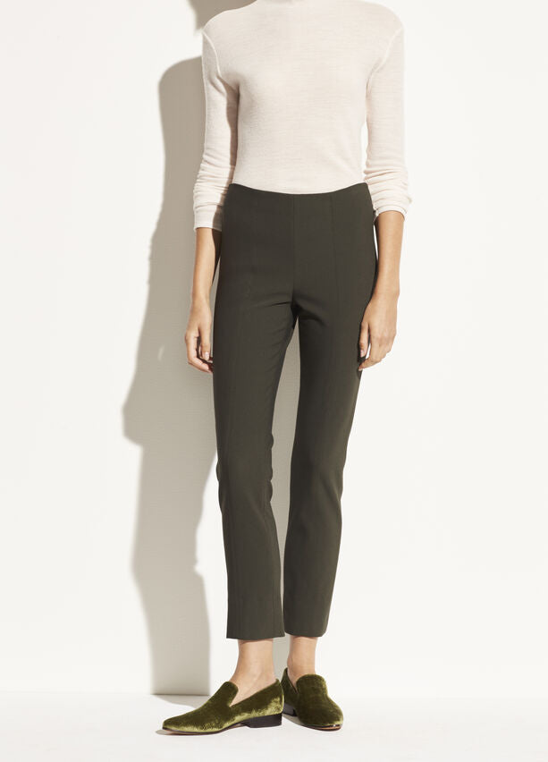 Vince - Stitch Front Legging in Dark Fig Leaf