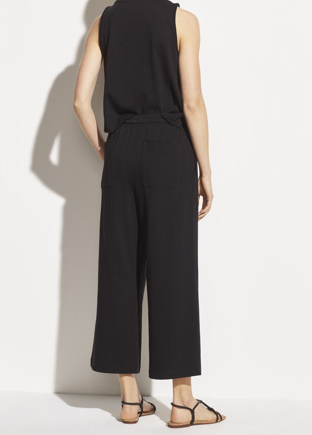 Vince - Cropped Wide Leg Pant in Black