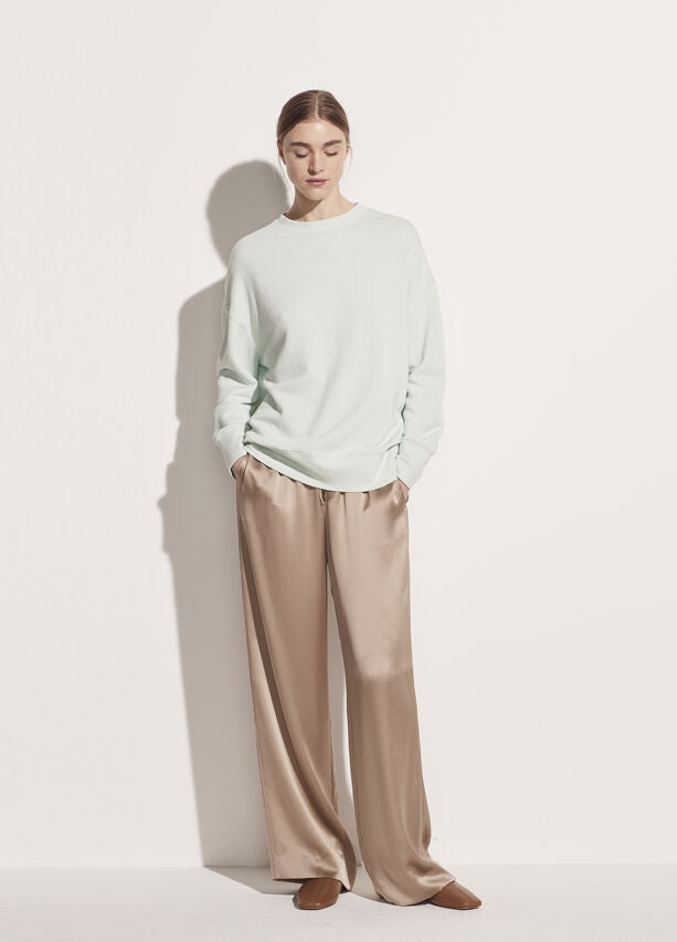 Vince - Drop Shoulder Pullover in Sea Foam
