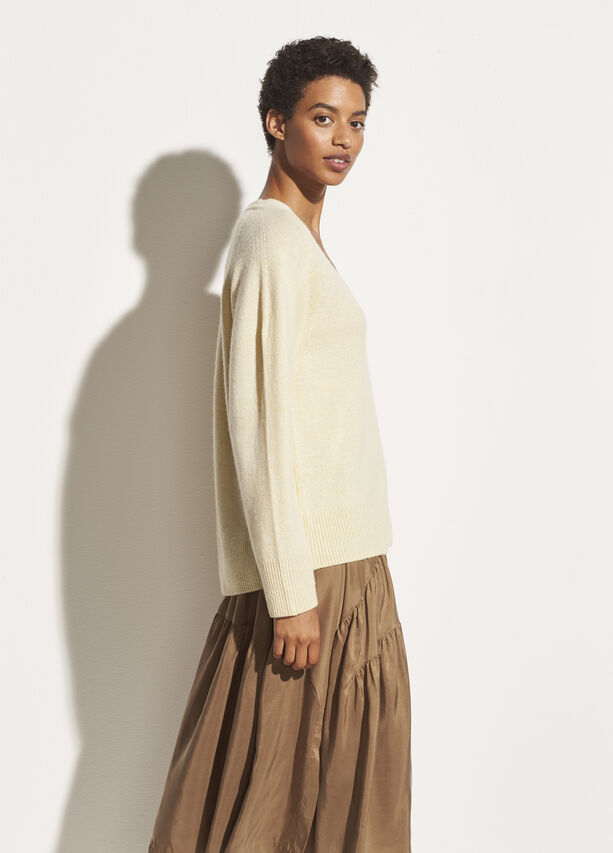 Vince - Marled V-Neck in Solaria Default