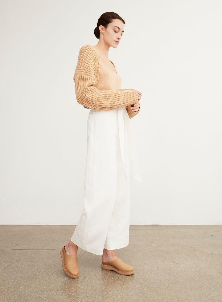 Vince - Lofty Rib Bolero in Light H Brass