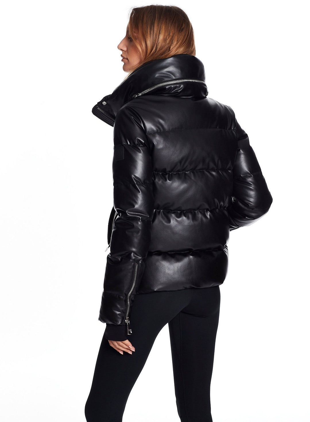 SAM Isabel Vegan Leather Jacket in Black – Blond Genius