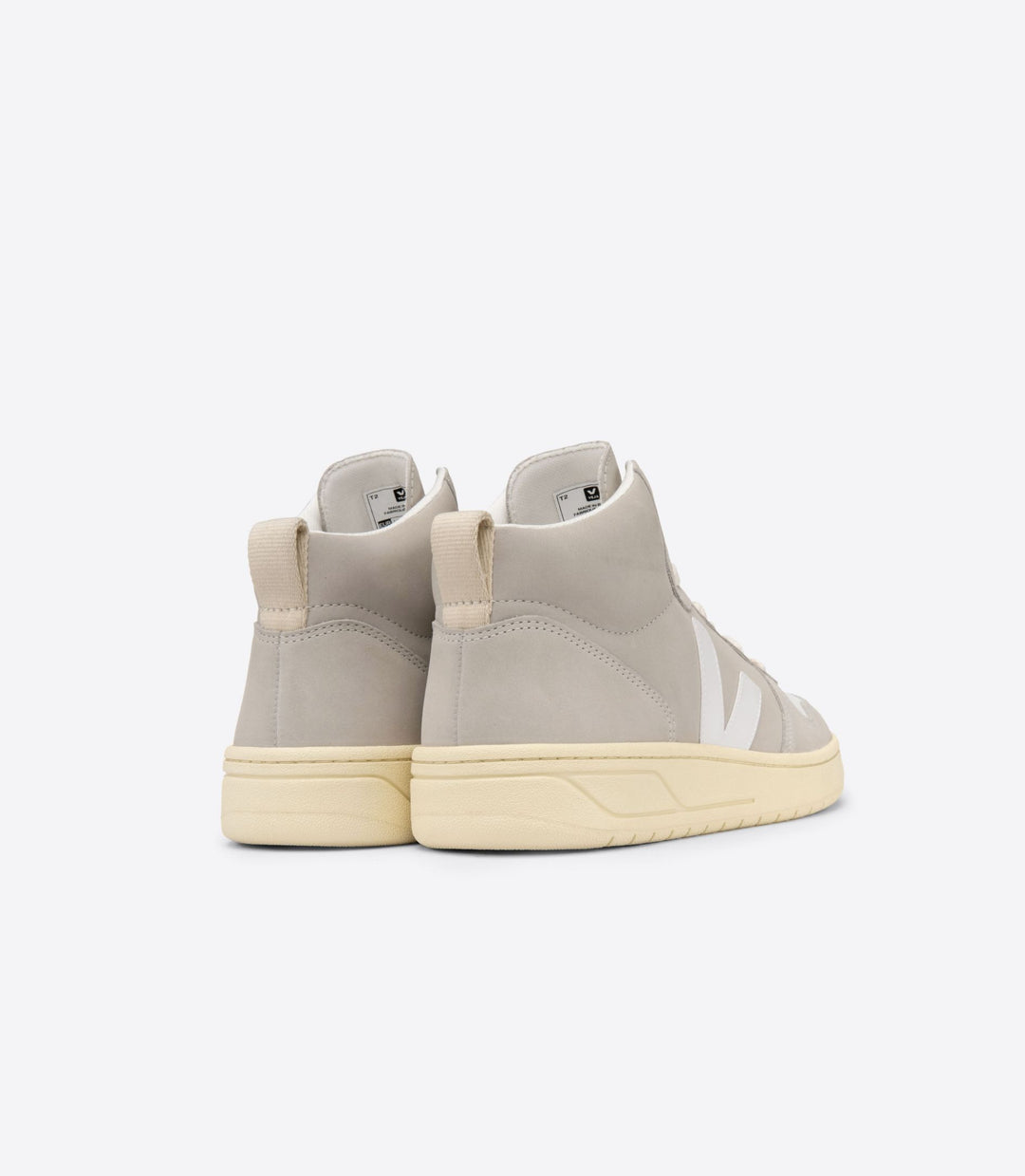 Veja - V-15 Nubuck in Natural White