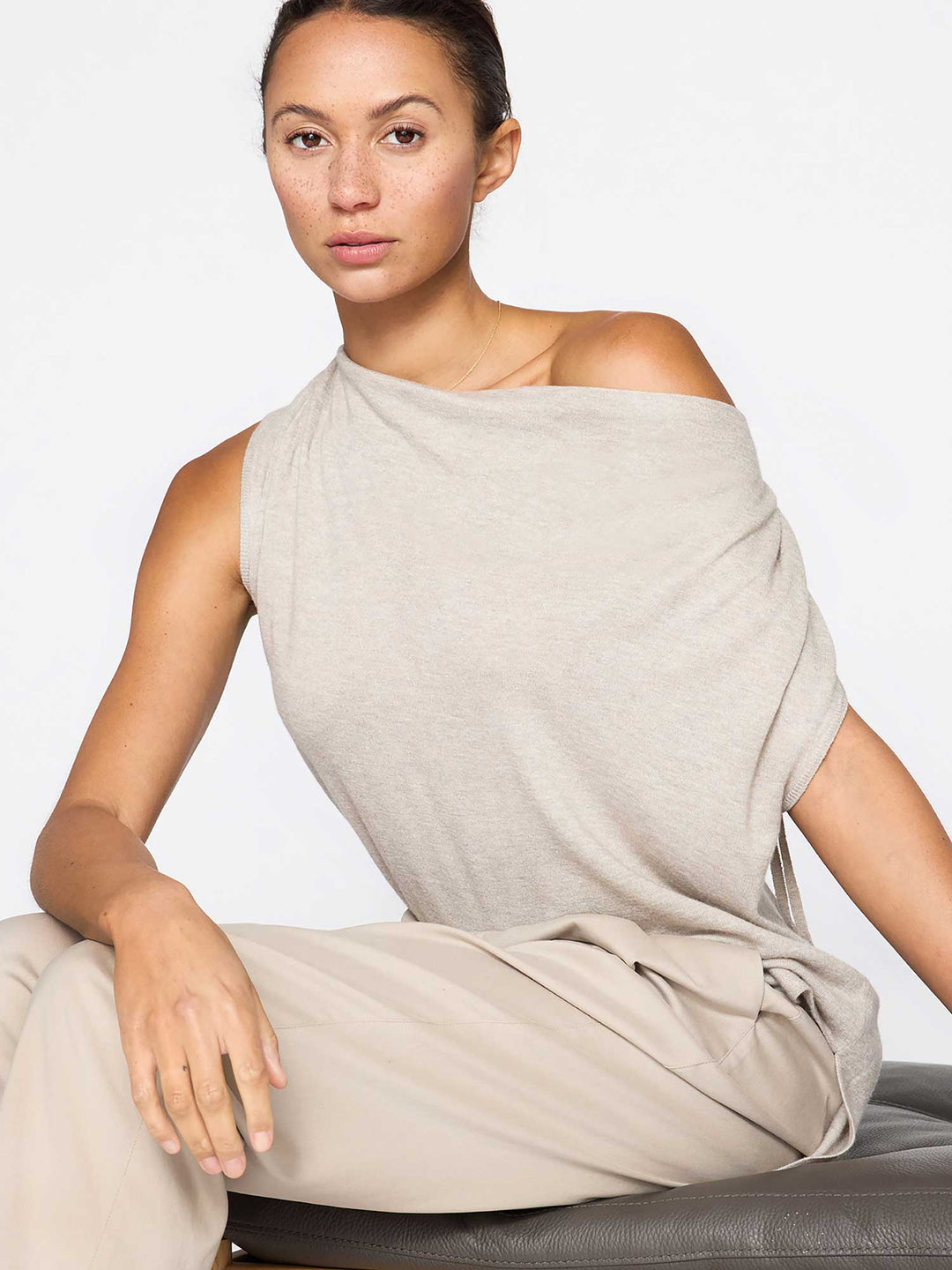 Brochu Walker - Vos Top in Light Chia Melange