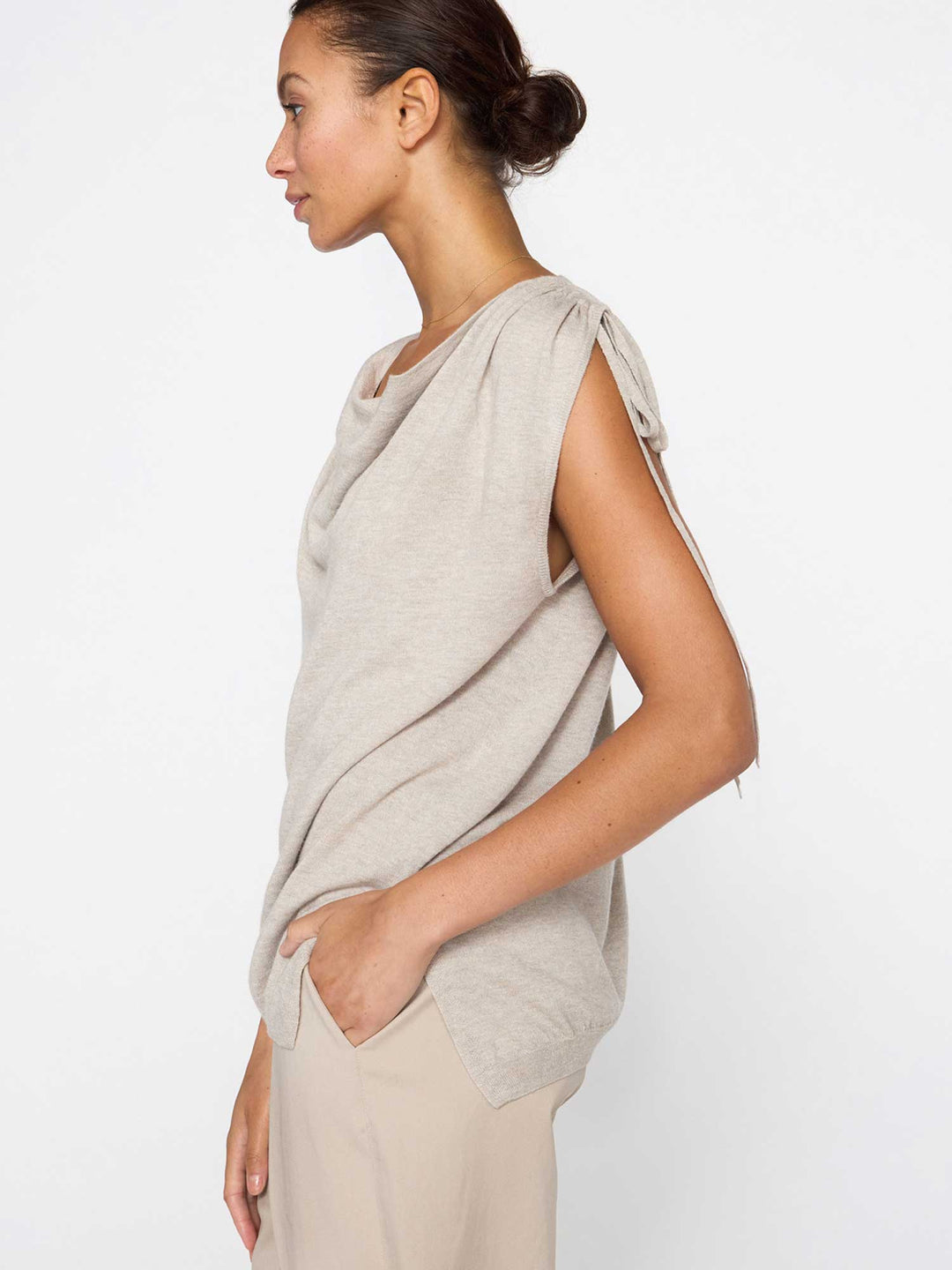Brochu Walker - Vos Top in Light Chia Melange