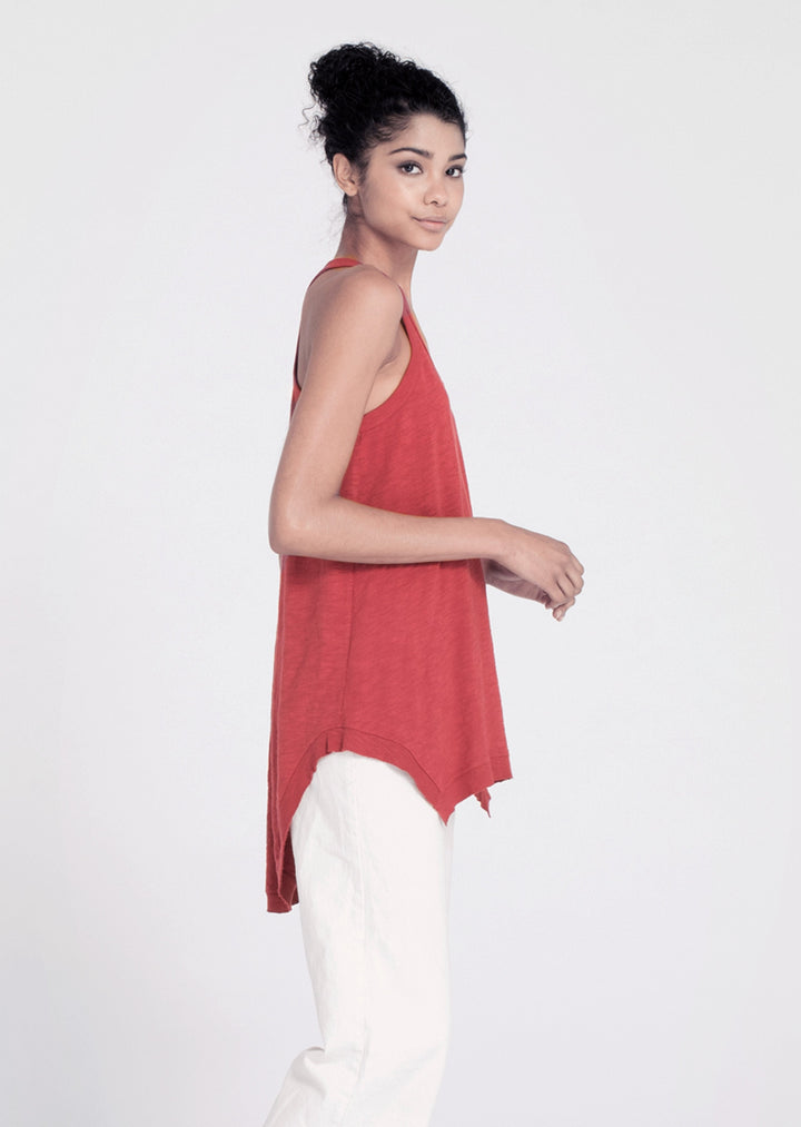 Wilt - Hanky Shirttail Tank Brick
