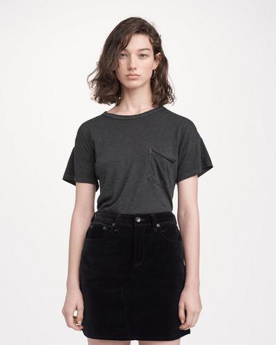 Rag & Bone - Dive Skirt in Black Velvet