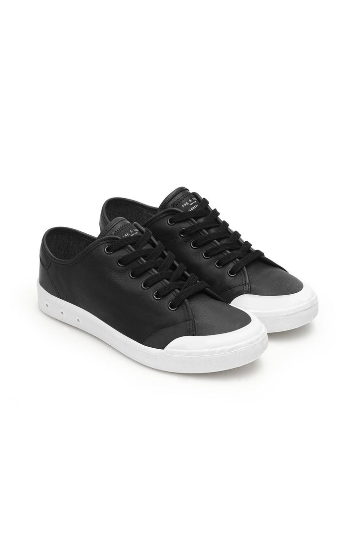 Rag & Bone R&B - Standard Issue Lace Up - Black Leather - W265F101Q at Blond Genius - 2