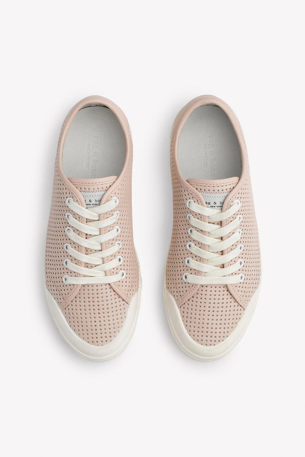 Rag & Bone Rag & Bone - Standard Issue Lace Up Pink Perf at Blond Genius - 3