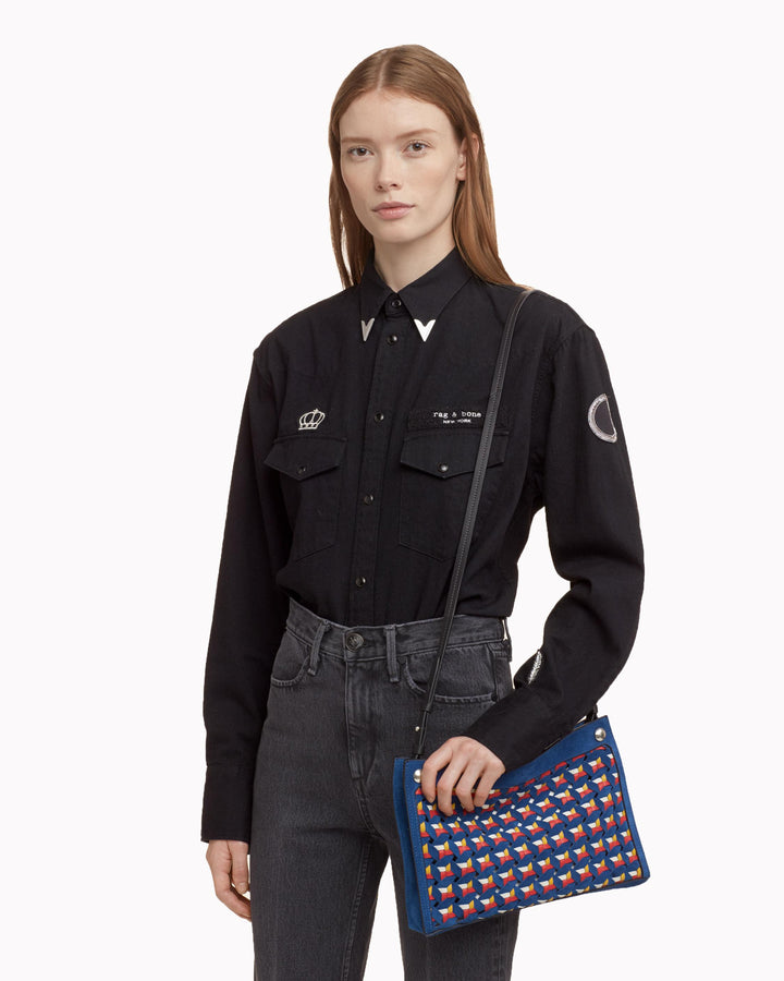 Rag & Bone - Compass Crossbody in Multi Woven