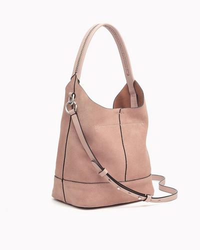 Rag & Bone- Camden Mini Shopper Nude Suede