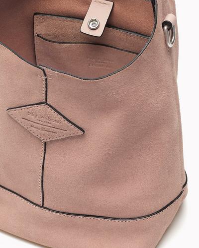 Rag & Bone- Camden Mini Shopper Nude Suede