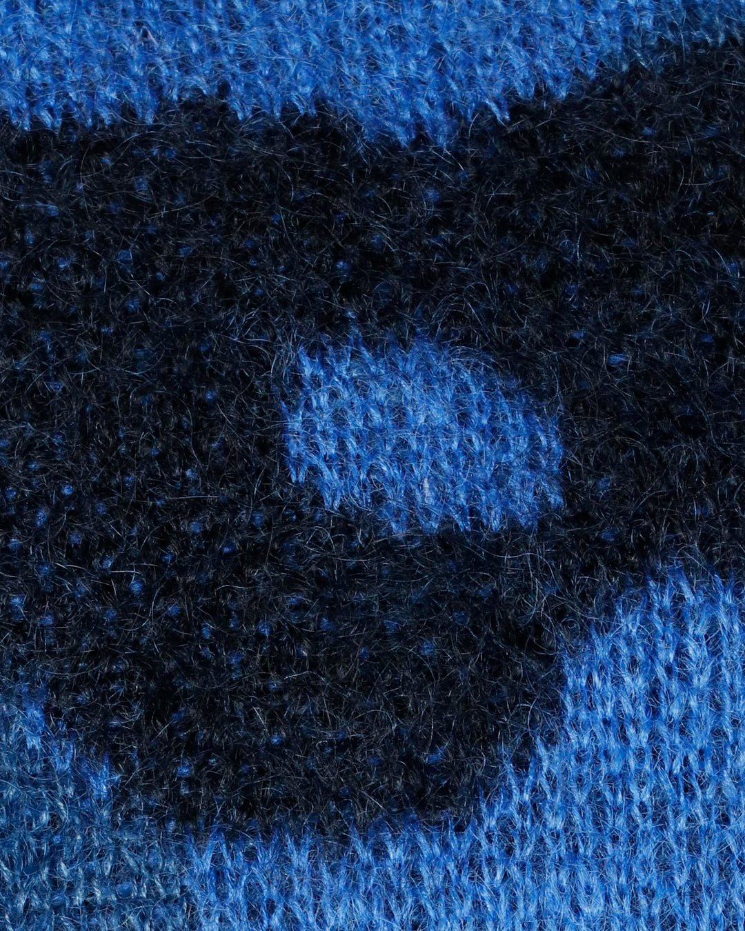 Rag & Bone Collection - LEOPARD CREW Bright Blue