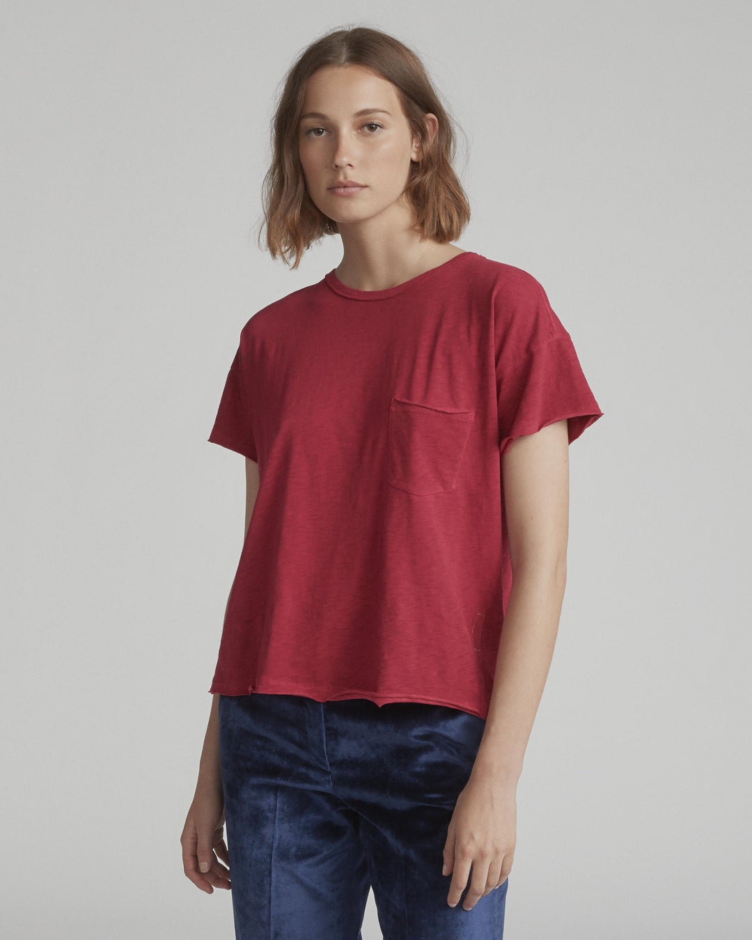 Rag & Bone - Vintage Crew With Pocket Dragon Fruit