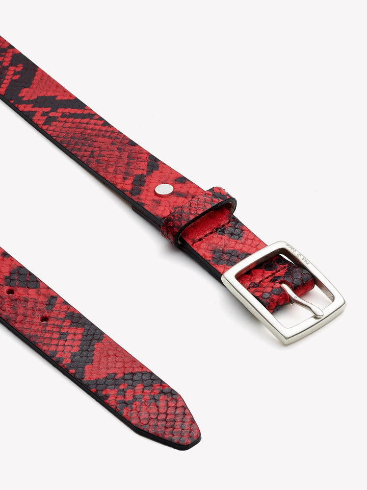 Rag & Bone - Boyfriend Belt in Red