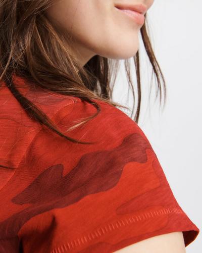 Rag & Bone - Camo Tee in Red