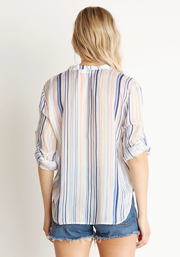 BELLA DAHL - Capri Button Down in Sun Valley