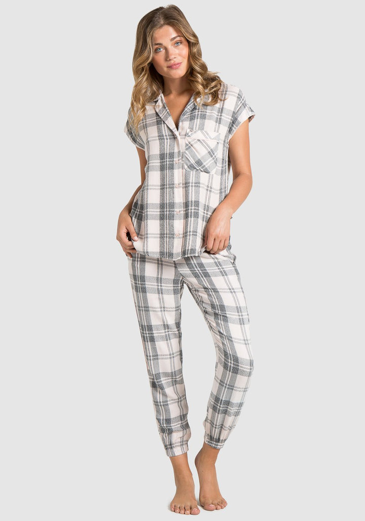 BELLA DAHL - Sleep Tee & Jogger Peach Silk Default