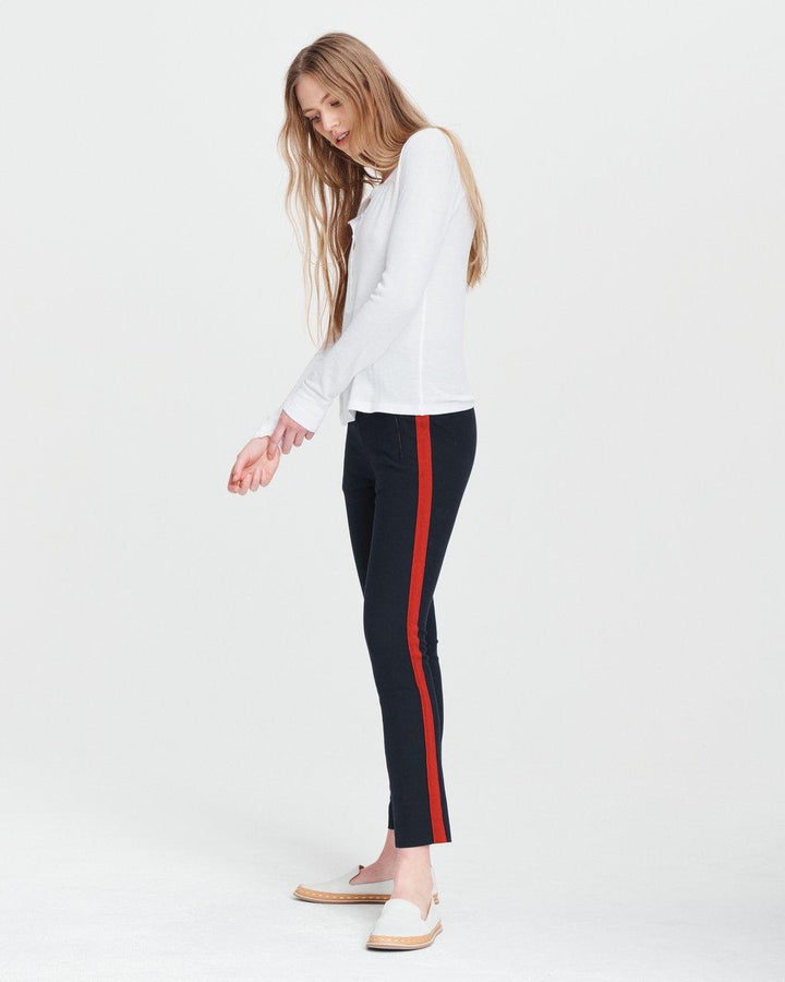 Rag & Bone - The Rib Henley Tee in White Default
