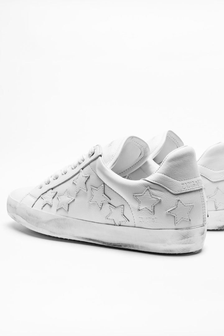 Zadig & Voltaire - Zadig Stars Sneakers In Blanc