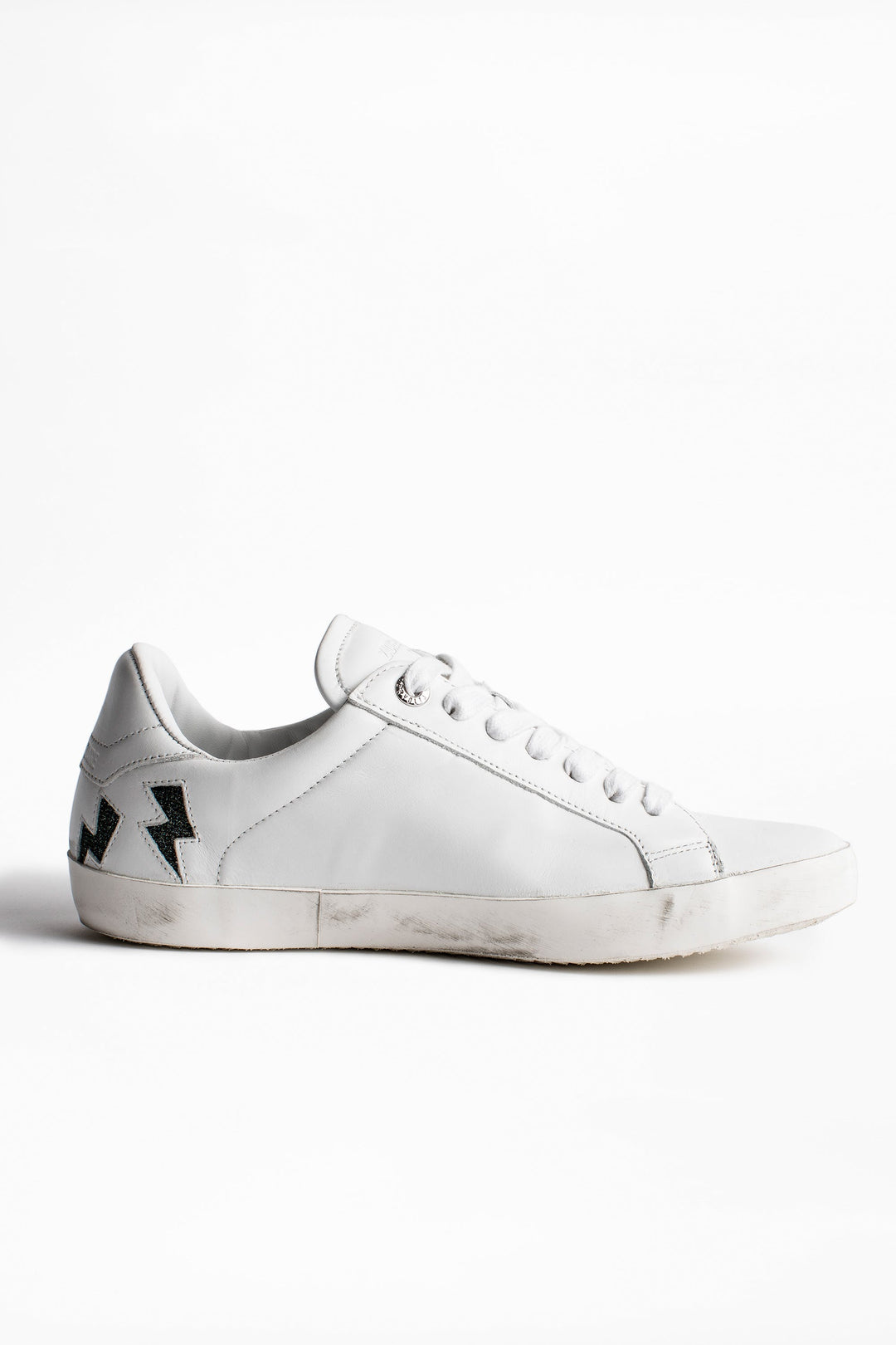 Zadig & Voltaire - Zadig Flash Lurex Sneakers in Blanc