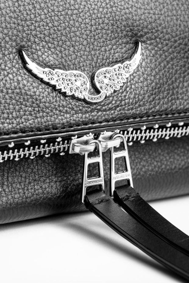 Zadig & Voltaire Rock Grained Leather Handbag - Garbarini